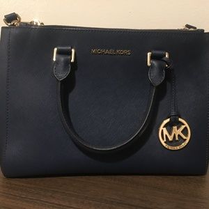 Navy Michael Kors Purse